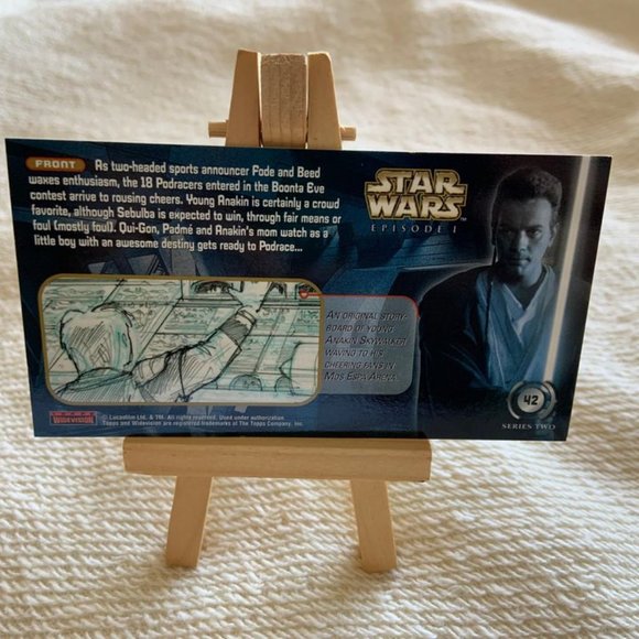 Star Wars: The Phantom Menace Topps  wide vision trading cards lot of 7 cards - Picture 3 of 3